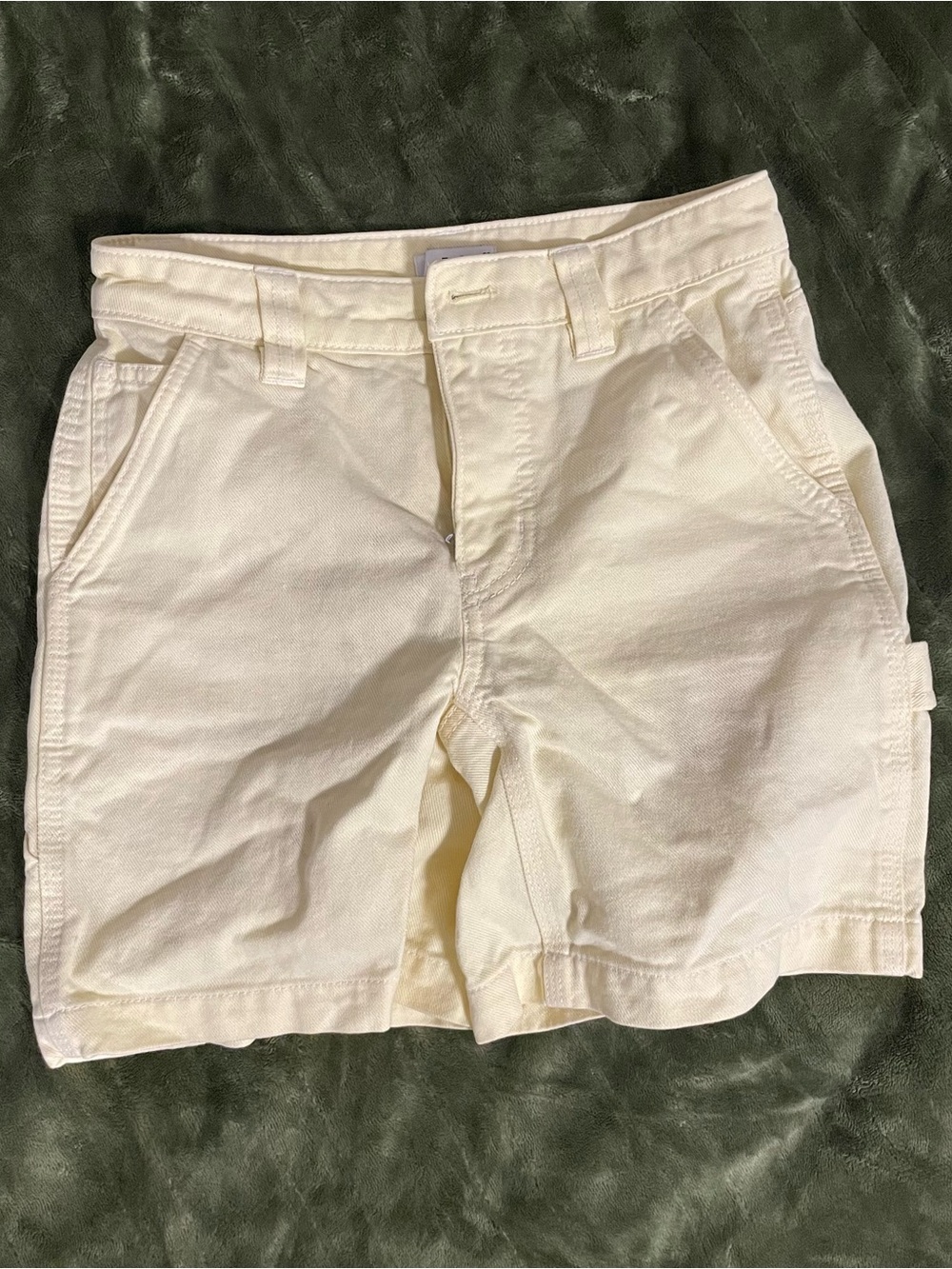 Yellow Aritzia Denim Shorts